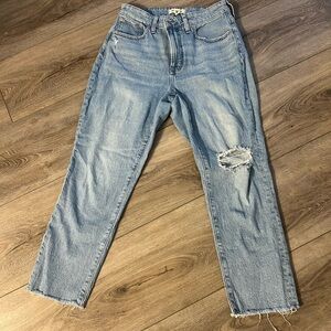 Madewell size 29 Perfect Curvy Vintage jeans